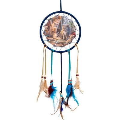 Lapač snů s magickými kočkami - design Lisa Parker