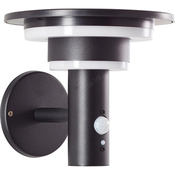 Brilliant - LED соларен стенен фенер с сензор GARVINA LED/3W/3, 7V IP44 (BI0084)