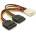 Delock SATA HDD 2x-Molex 4pin Converter 60102