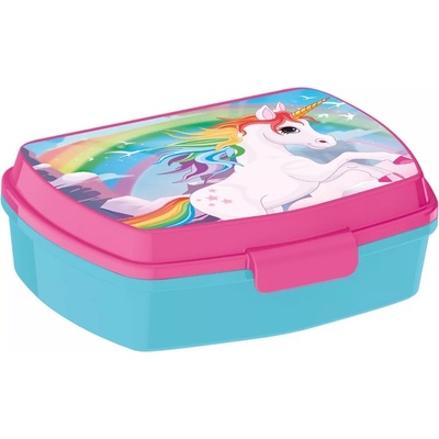 Stor plastový box na desiatu Unicorn UNI0979