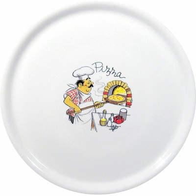 HENDI Tradičný tanier na pizzu Biela 330mm