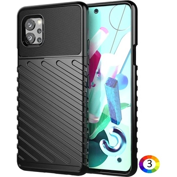 Image 1 of Motorola Moto G9 Plus Удароустойчив Carbon Fiber Калъф и Протектор