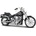 Maisto - HD - 1984 FXST Softail®, матово черен, 1: 18 (39360-21914)