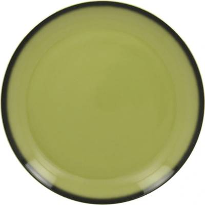 RAK Porcelain Talíř mělký kulatý 27 cm zelená RAK-LENNPR27LG