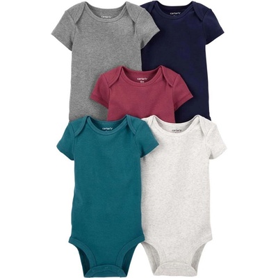 CARTER'S Body krátký rukáv Solid chlapec LBB 5ks – Zboží Dáma CARTER'S Body krátký rukáv Solid chlapec LBB 5ks – Zboží Dáma