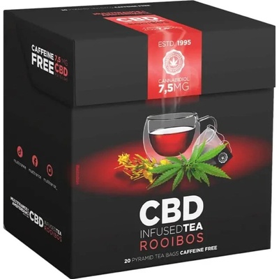 Multitrance CBD Rooibos Čaj CBD 7,5 mg 20 sáčků 30 g