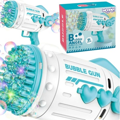 Woopie Detská pištoľ s bublifukom Bubble Gun Blue