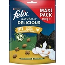 Felix Naturally Delicious pamlsek pro kočky s kuřecím masem a šantou kočičí 180 g