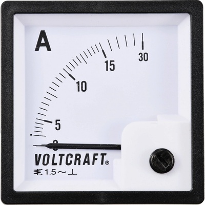 Voltcraft Analogové panelové měřidlo AM-72X72/15A 15 A