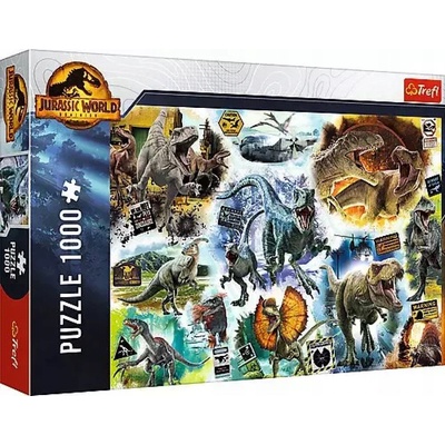 Trefl Po stopách dinosaurů Jurského parku 1000 dílků