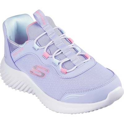 Skechers Bounder Simple Cute Slip On Runners Girls Lavender – Zboží Dáma
