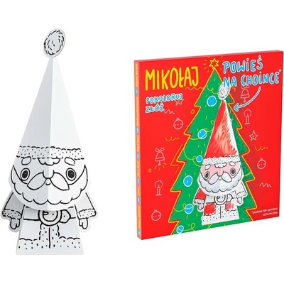 Monumi Omaľovánka 3D Santa Claus