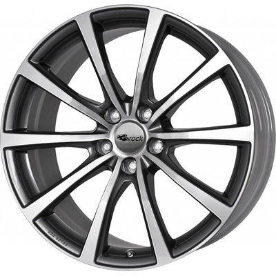 BROCK B32 8,5x18 5X112 ET40 himalaya grey polished