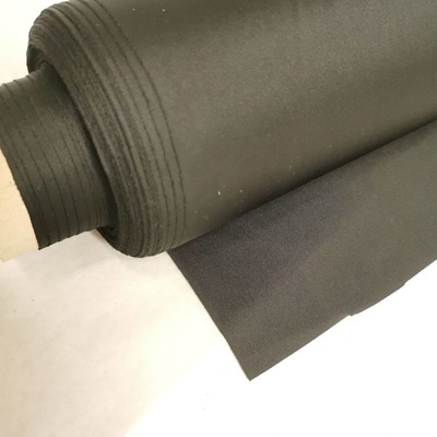 Úplet neelastický, 100% PE micro, 120g/m2, černý lesklý