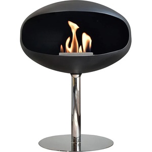 Cocoon Fires Pedestal Black/SS Камини