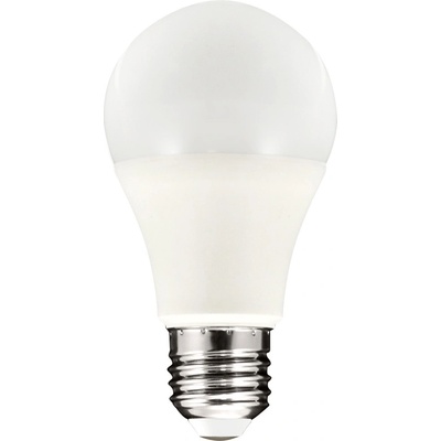 Polux GOLDLUX Polux LED žiarovka E27 A60 8W = 60W 720lm 3000K Warm 360° GOLDLUX Mikrovlnný senzor pohybu + súmraku