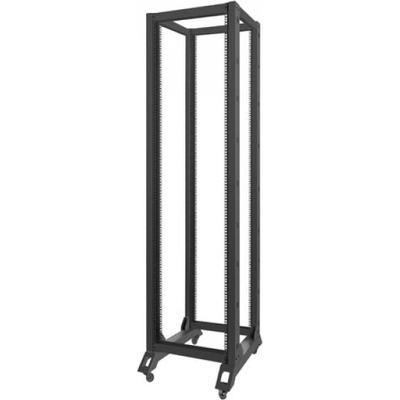 Lanberg open rack 42U 600x800, black (OR01-6842-B)
