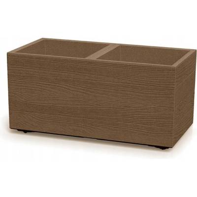 Prosperplast Hnědý plast Květináč 77 x 38,5 x 37 cm