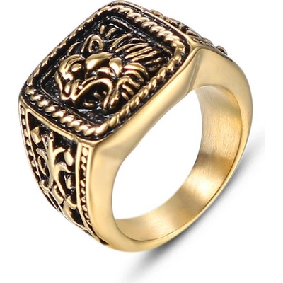 Steel Edge Pánský pečetní prsten SEHZ578GD