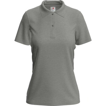 Stedman classic polo st3100 / Дамска поло риза - сив акцент m (st3100gyhl)