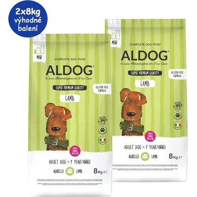 Aldog Adult Monoprotein Mini Lamb & Rice 2 x 8 kg