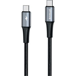 Proove WIREX PRO кабел USB-C/USB-C, 3A/60W, 480Mbps, 1, 5m, алуминиева сплав, оплетен (CCWX11002201)