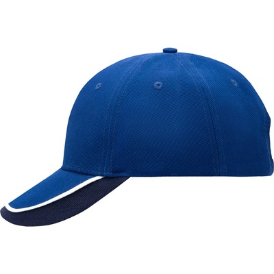 Myrtle Beach MB 49 tříbarevný kšilt COT03004972899-royal/white Modrá/bílá/navy