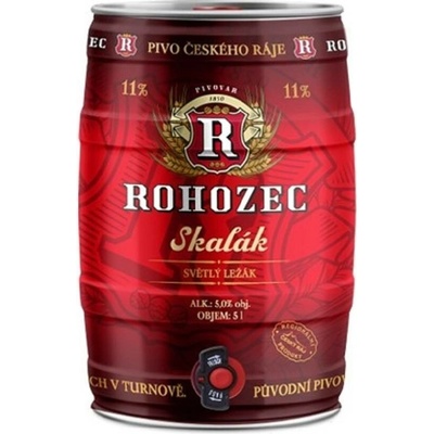 Rohozec 11 Skalák světlý ležák 4,8 % 5 l (sud)