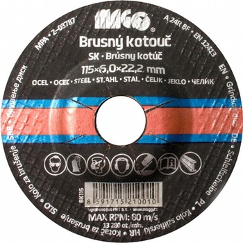 Magg Kotouč brusný 230 x 6 x 22,2 mm BK230