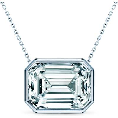 SAVICKI Колие Purе: бяло злато, лабораторни диаманти