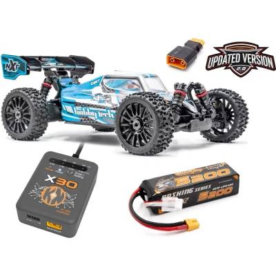 Spirit NXT EVO RR 2.0 Brushless buggy - modrá (vr. LiPo a nabíjače)
