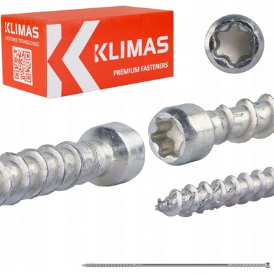 Skrutky do dreva Klimas Wkręt-Met 8 x 335 mm 50 ks
