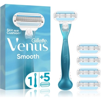 Gillette Venus Smooth самобръсначка + резервни остриета 5 бр