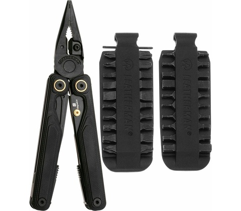 MultiTool Leatherman Wave Alpha Bundle Obsidian + Bitkit Black EU300164