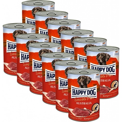 Happy Dog Känguru Pur Australia klokanie 12 x 400 g
