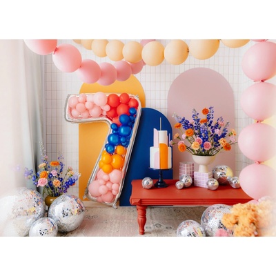 PartyDeco Číselný rám na balóny 7