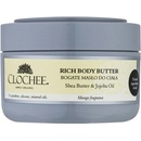 Clochee Simply Organic vyživujúce telové maslo Mango Fragnance (Shea Butter & Jojoba Oil) 250 ml