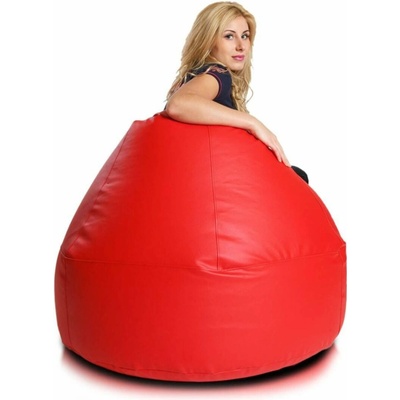 Intermedic SK sedací vak Viper 95x110 cm multifunkčný komfortný vak na sedenie aj ležanie E06 Červená