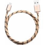 DEVIA Кабел Devia Fashion, USB A(м) към Lighting(м), 1.5m, златен