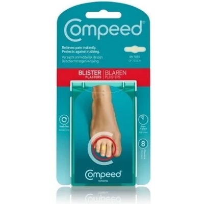 COMPEED Пластири за рани на пръстите , Compeed Pads For Blisters On Toes 8 Items
