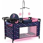 Bayer Baby cot with accessories navy blue 62616AA