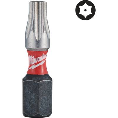 Milwaukee 4932471582 bit TORX BO20 s otvorem, 25mm IMPACT DUTY, torzní zona