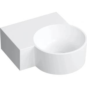 Omnires Ovo M+ 33,5 cm left matt white (OVO335UWLBM)