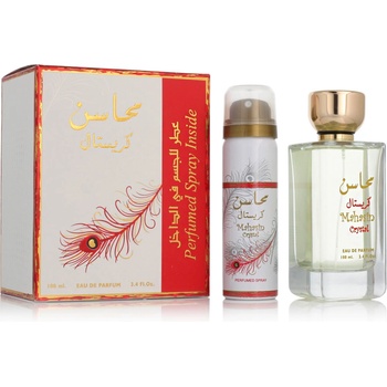 Lattafa Mahasin Crystal EDP 100 ml + deospray 75 ml darčeková sada
