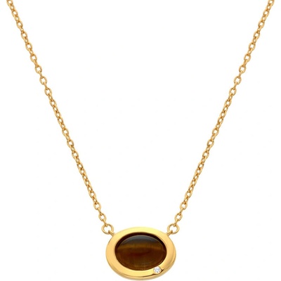 Hot Diamonds Elegantný pozlátený náhrdelník DN201