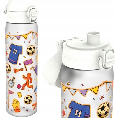 Ion8 fľaša na pitie Football biela 500 ml