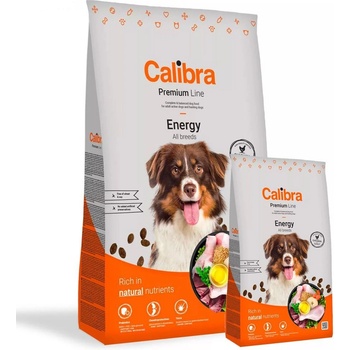 Calibra Dog Premium Line Energy 12 + 3 кг БЕЗПЛАТНО