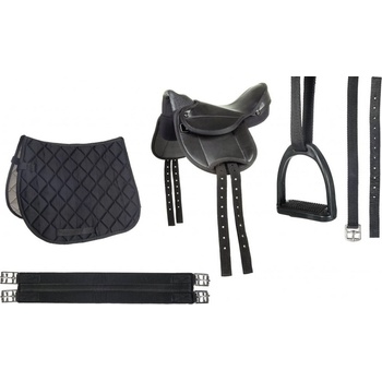 HKM Set Sedlo Shetland pony BEGINNER černý