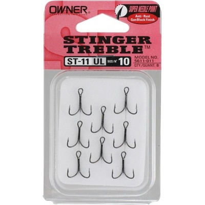 Owner Trojháčik Stinger Treble ST11 veľ.10 8ks