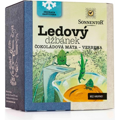 Sonnentor Ledový džbánek čokoládová máta a verbena bio 16 x 2 g
